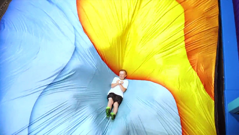 Kid on Trampoline